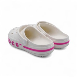 Кроксы КР22-4 бело розовые