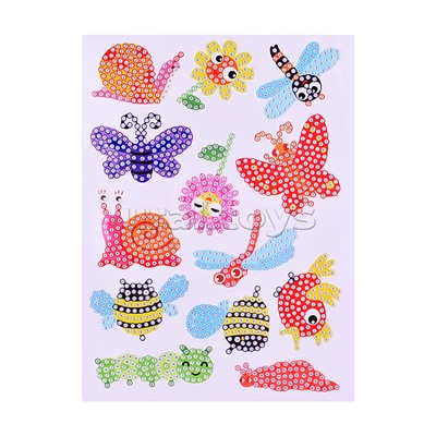 Мозаика алмазная "Насекомые" в коробке