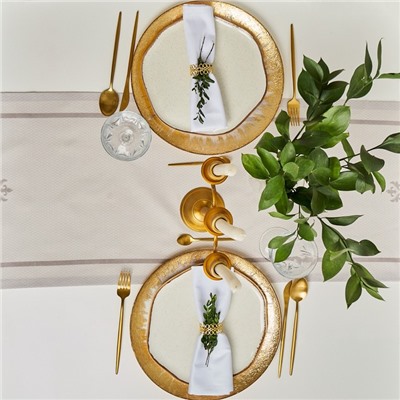 Дорожка на стол «Этель» Classicism 40×146 см, 100% хлопок, саржа 190 г/м²