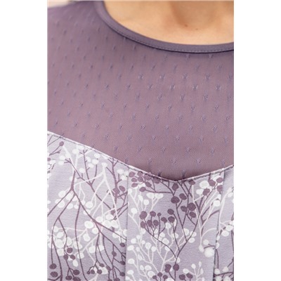 Сорочка ночная жен Mia Cara AW22WJ357E Rosa Del Te гипсофилы