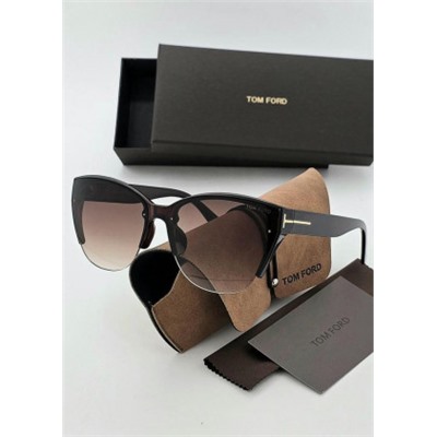 Набор женские солнцезащитные очки, коробка, чехол + салфетки #22881428