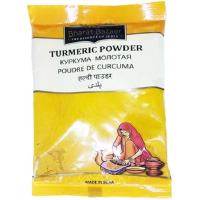 Куркума молотая Turmeric Powder / Haldi Bharat Bazaar 100 гр.