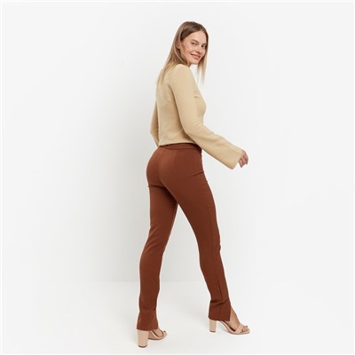 Брюки женские Mark Formelle, цвет шоколадный, размер 48