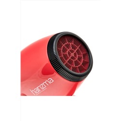 Harizma Профессиональный фен для волос / Venice 10222-03, 2100 Вт, красный KRISTALLER, 1108379