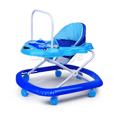 Ходунки "Улыбка" голубые, в пакете