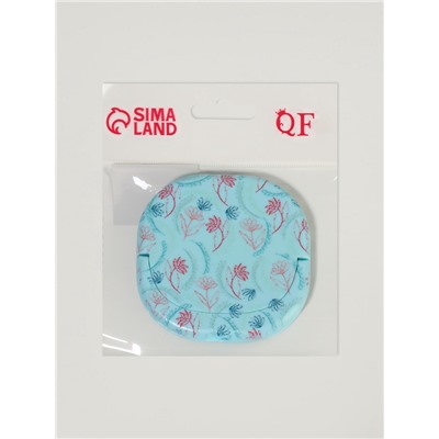 Зеркало карманное «Узор», с подставкой, 8×8 см, МИКС