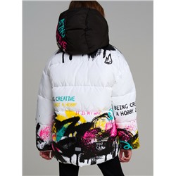 Куртка текстильная с полиуретановым покрытием для девочек