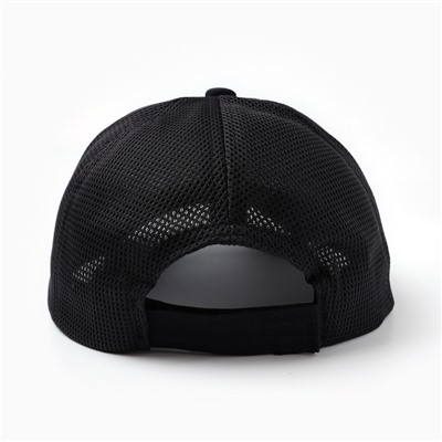 Кепка «Бейсболка» детская, цвет черный, размер 52-54