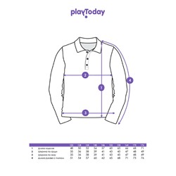 Джемпер трикотажный с воротником поло для мальчиков