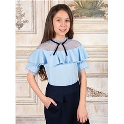 Блузка для девочки короткий рукав Соль&Перец