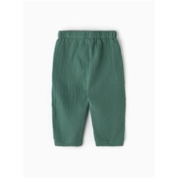 Брюки «Крошка Я. Муслин», рост 92 см, зелёные