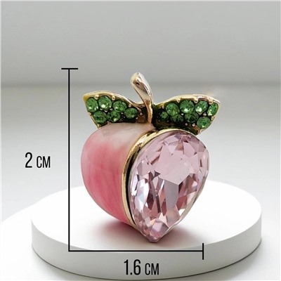 Брошь Персик