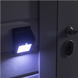 Садовый светильник на солнечной батарее, накладной, 20 LED, свечение белое