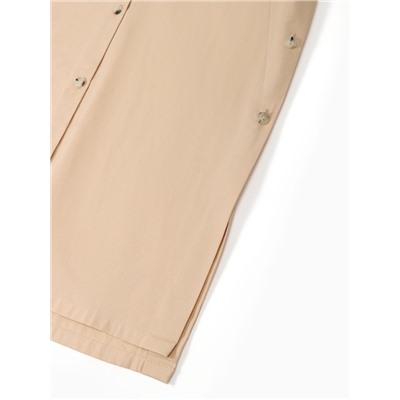 Рубашка женская MINAKU: Casual Collection, размер 44, бежевая