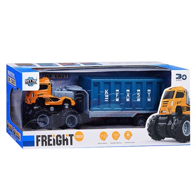 Машина "Мега контейнер" (свет,звук) в коробке