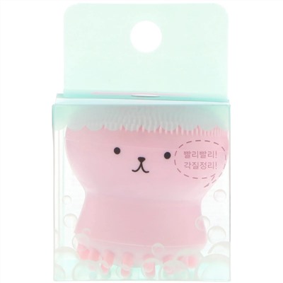 Etude House, My Beauty Tool, Отшелушивающая силиконовая кисточка Jellyfish, 1 кисточка