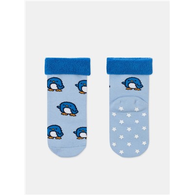 Теплые CONTE-KIDS SOF-TIKI Махровые носки с отворотом и антискользящей стопой