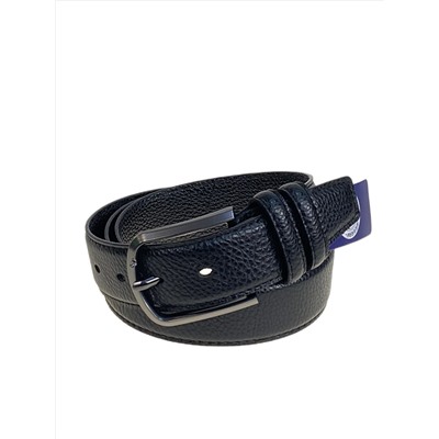 Ремень мужской из искусственной кожи, цвет черный