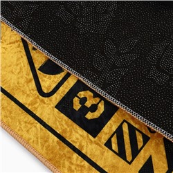 Коврик придверный «Здесь опасно», 40×60 см