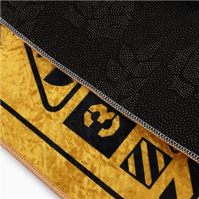 Коврик придверный «Здесь опасно», 40×60 см