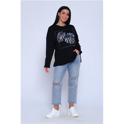 Лонгслив 70081 (Черный)