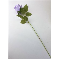 Роза сиреневая одиночная 55см