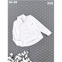 Блузка 015 белый