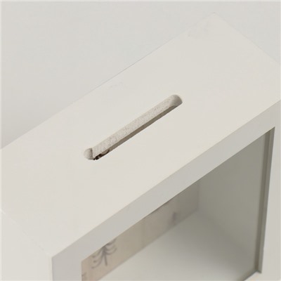 Интерьерная копилка для купюр и монет «Лесные звери», дерево, 6.5×16×16 см