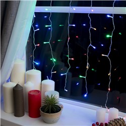УЦЕНКА Гирлянда «Занавес», 2×1.5 м, IP20, 360 LED, 220 В, 8 режимов, свечение мульти