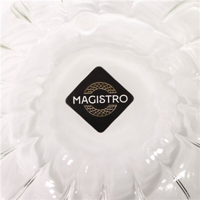 Стакан Magistro «Вихрь», 200 мл, с двойными стенками, стекло, прозрачный