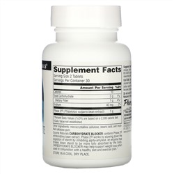 Source Naturals, Блокировщик углеводов, стадия 2, 500 мг, 60 таблеток