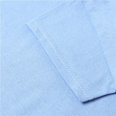 Футболка детская со спущенным плечом, цвет голубой, рост 140 см