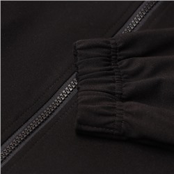 Ветровка (бомбер) для девочки MINAKU: Casual Collection KIDS, чёрная, рост 146 см