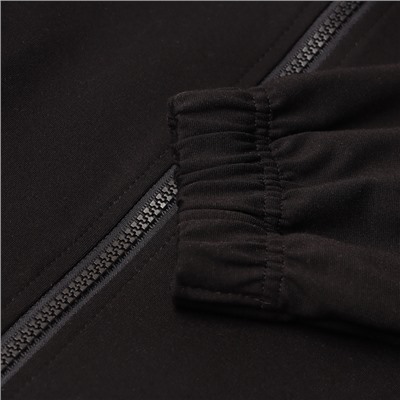 Ветровка (бомбер) для девочки MINAKU: Casual Collection KIDS, чёрная, рост 146 см