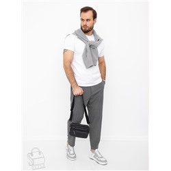 Сумка мужская кожаная 8615S black Fuzhiniao