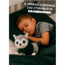 Мягкая плюшевая игрушка Собака 25 см, музыкальная