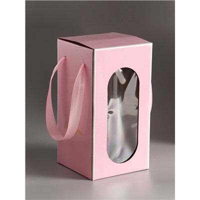 Купол-клош на подставке пластик, 10.8×10.8×21.5 см