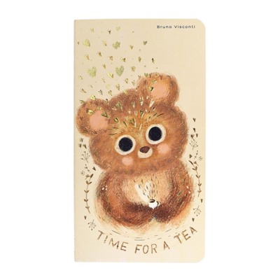 Записная книжка А6  30л клетка "ЛЮБОВЬ. МЕДВЕЖОНОК" 7-30-001/28 Bruno Visconti