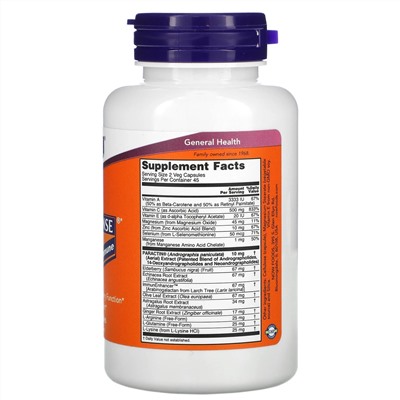 Now Foods, Air Defense, средство для укрепления иммунитета, с экстрактом PARACTIN, 90 вегетарианских капсул
