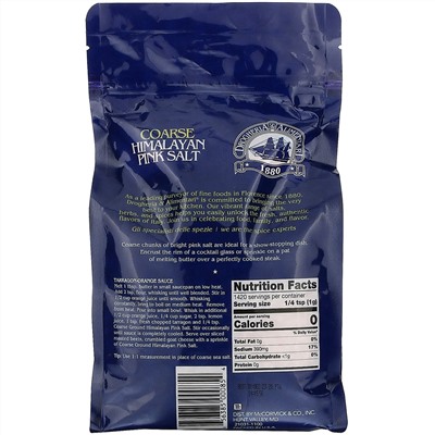 Drogheria & Alimentari, Coarse Himalayan Pink Salt, 50.09 oz (1420 g)