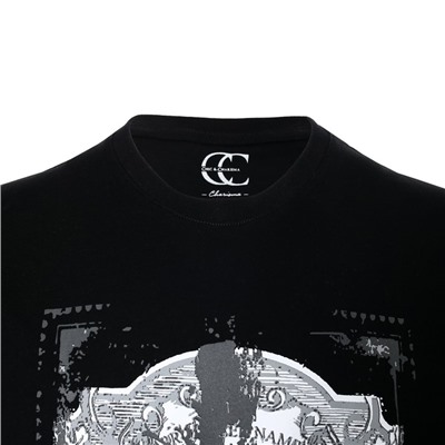 Футболка мужская, цвет чёрный, размер 56 (4XL)