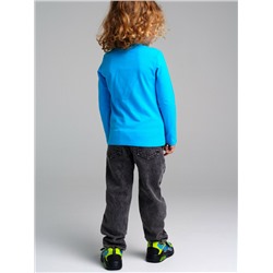 Брюки текстильные джинсовые утепленные флисом для мальчиков