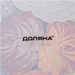 Тарелка Доляна «Народные мотивы», d=18 см, стекло, чёрная
