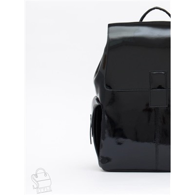 Рюкзак женский кожаный 18337-8 black Polina&Eiterou  в Новосибирске