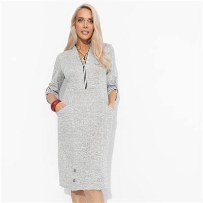 Платье с карманами, Платье, которое говорит за тебя (серое)