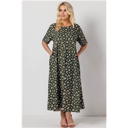 Платье  5915/110/Оливковый