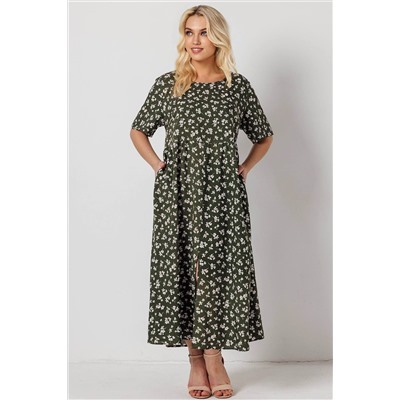 Платье  5915/110/Оливковый