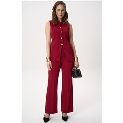 Брюки Дарси (бордовый)