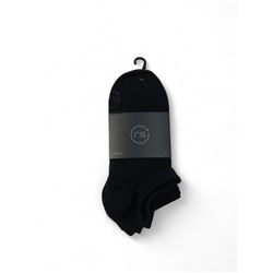 Носки укороченные с компрессией Resport, 3 пары, размер 35-38, чёрные