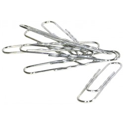 Скрепки канцелярские 50мм/50шт серебро гофрированные PCMG50-50 inФОРМАТ